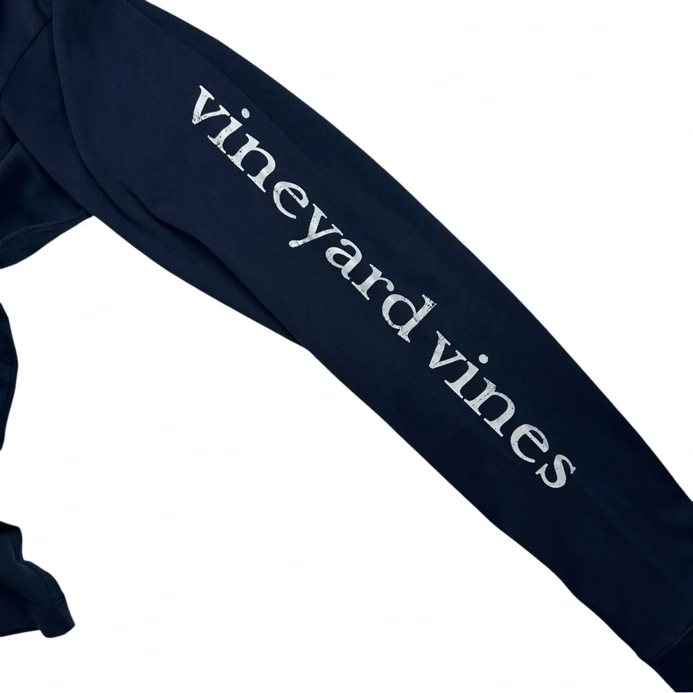 Vineyard Vines Vintage Whale Long-Sleeve Pocket‎ Tee Blue Blazer Size X-Small - Picture 8 of 14